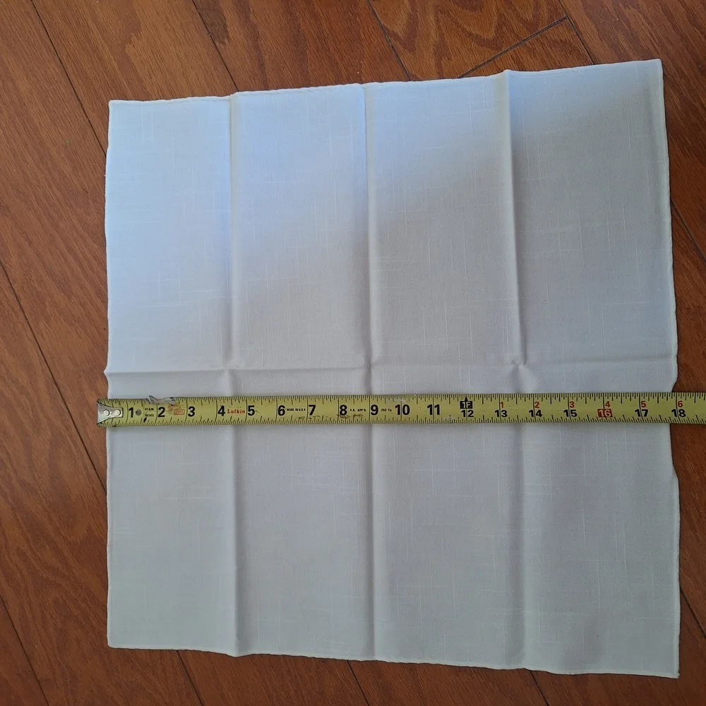Elegant White Cloth Napkins